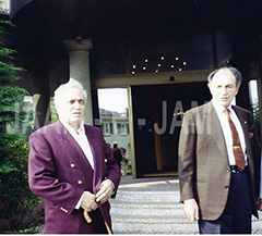 From left to right: Manouchehr Bibiyan, Ardeshir Zahedi (The Last Ambassador of Iran to the United States, and son-in-law of the Shah) 