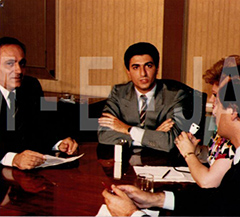 Manouchehr Bibiyan (Founder of JAAM-E-JAM Television), Reza Pahlavi, Goli
    Yahyavi (JAAM-E-JAM Television Anchor), Sattar Deldar (JAAM-E-JAM Televisionâ€™s
    Representative in Northern California)