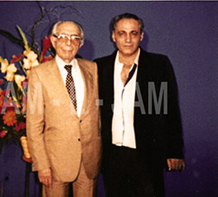 From left to right:  Manouchehr Bibiyan, Dr. Ali Amini (Prime Minister in the Shahâ€™s Regime)